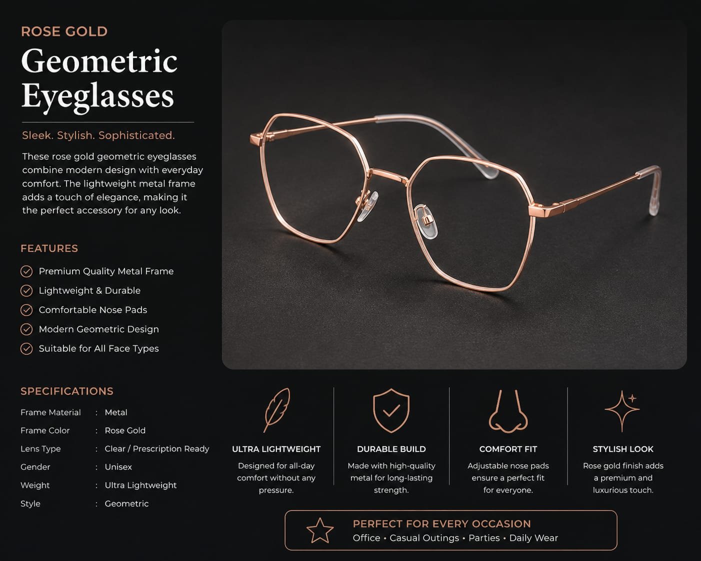 Geometric Eyeglasses - Image 6